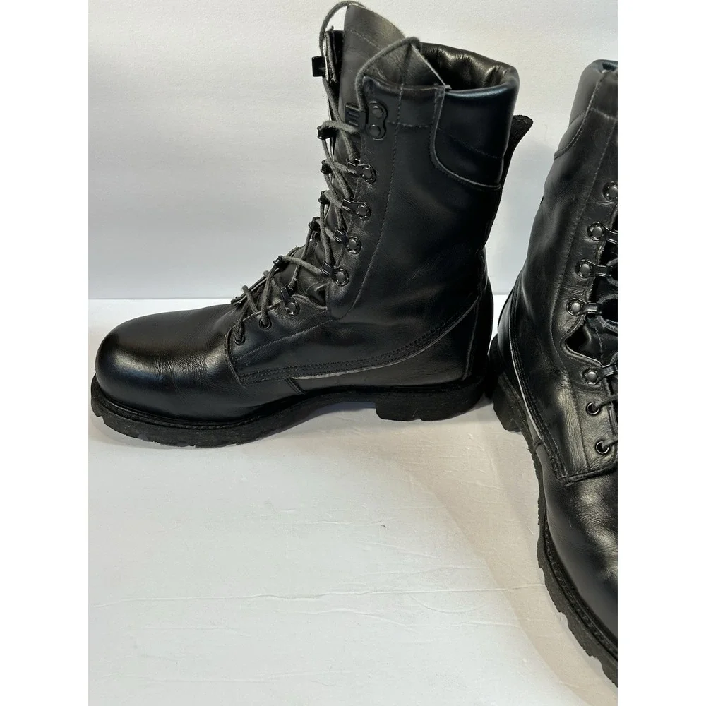 Red Wing 4475 Firefighter Boots Men's 9.5W Black Leather USA NFPA Vibram